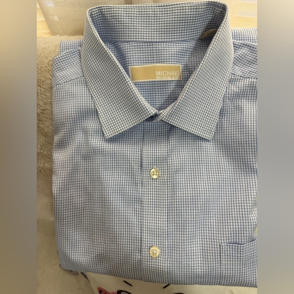 Michael Kors Light Blue Dress Shirt - Picture 1 of 7